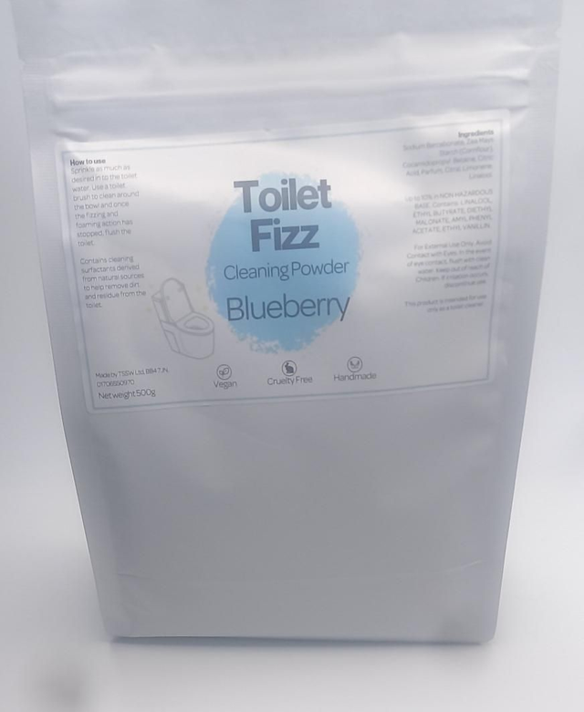 Toilet Fizz  Cleaning Powder - Blueberry