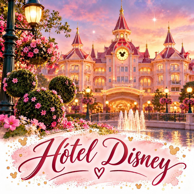 Fondant Gaufrette Hôtel Disney 