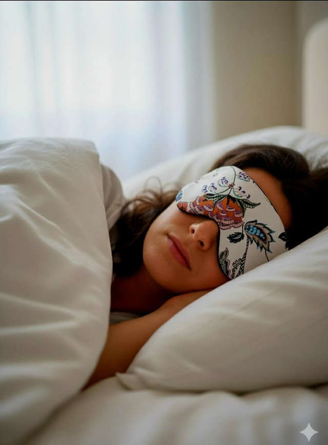 Masque de sommeil en satin