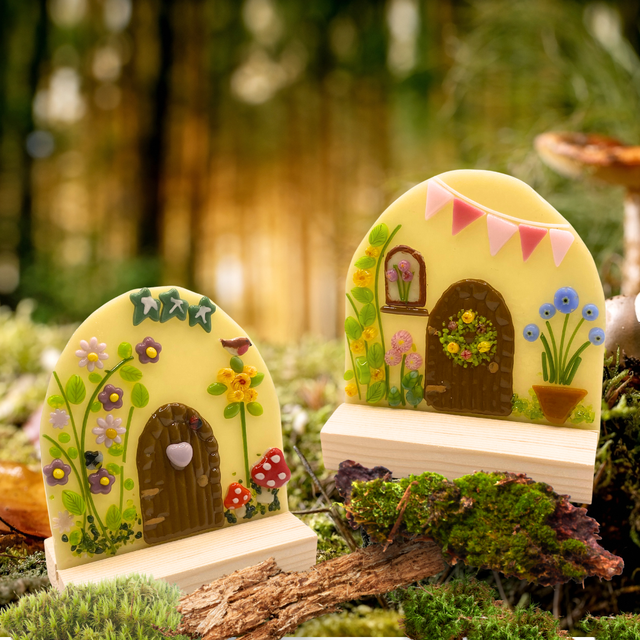 22.03.26 @ 10.30am - Fused glass fairy door