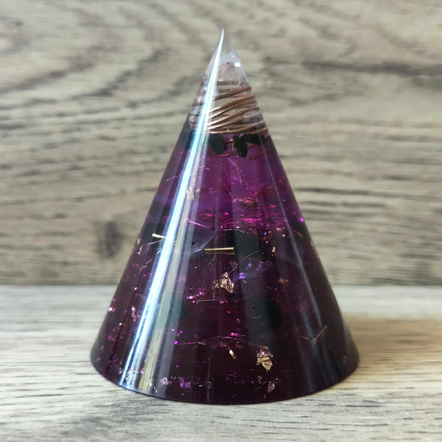Grand cône améthyste