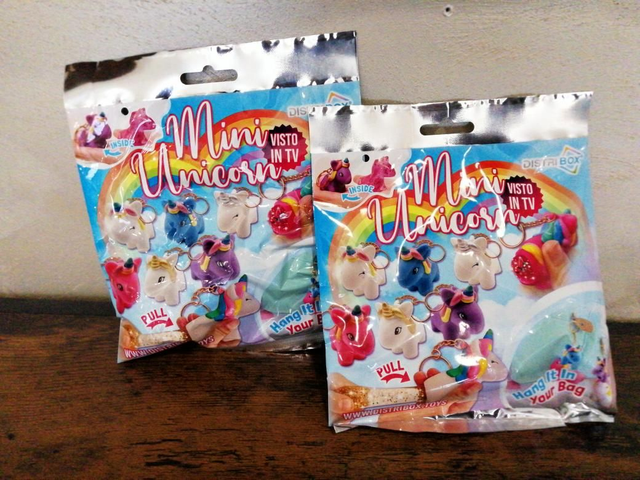 Mini licorne porte clés 