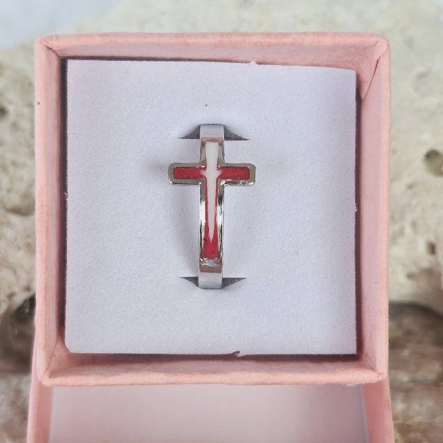 Bague croix chrétienne