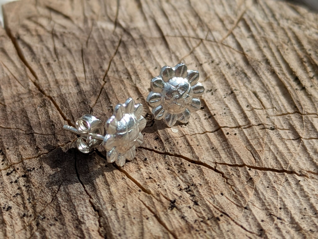 Large Sunflower Earrings