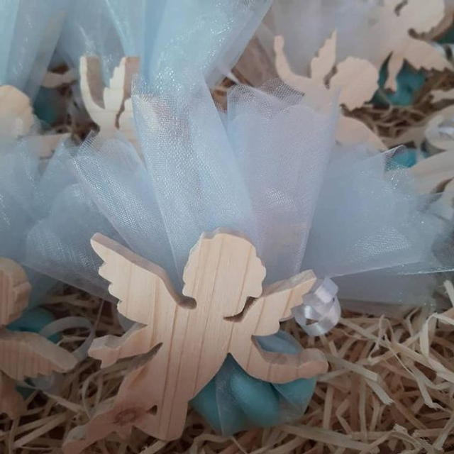 Bomboniera angelo nascita battesimo e comunione