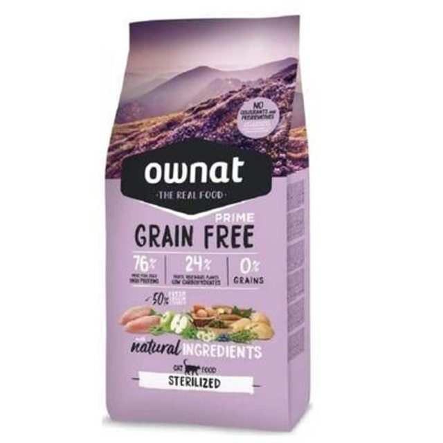 Ownat prime chat stérilisé 3kg