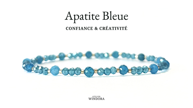 Bracelet | Apatite Bleue - Sobre