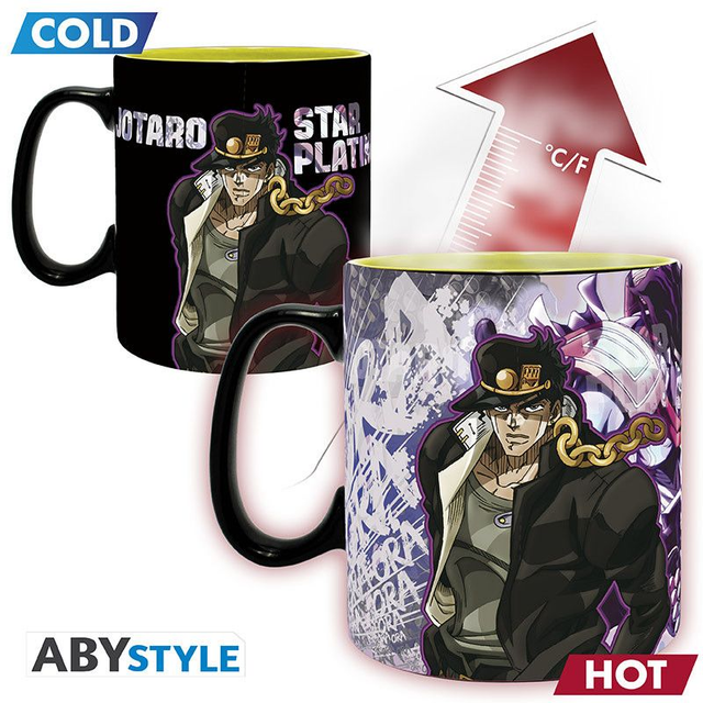 Tazza Termosensibile - JOJO'S BIZARRE ADVENTURE - 460 ml - Jotaro Vs Dio