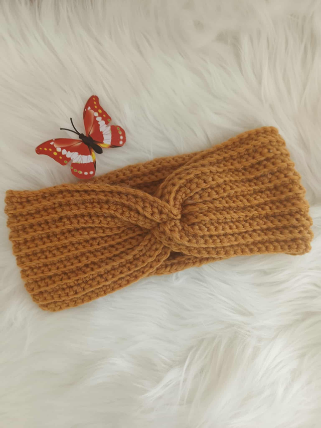 Bandeau en Laine au crochet 
