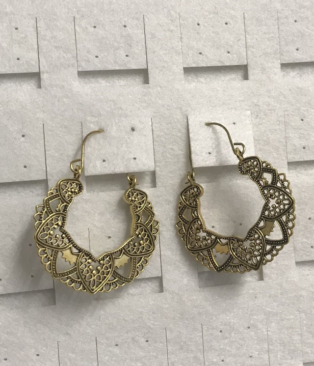 Gold Colour Hoop - Ref: GCH01