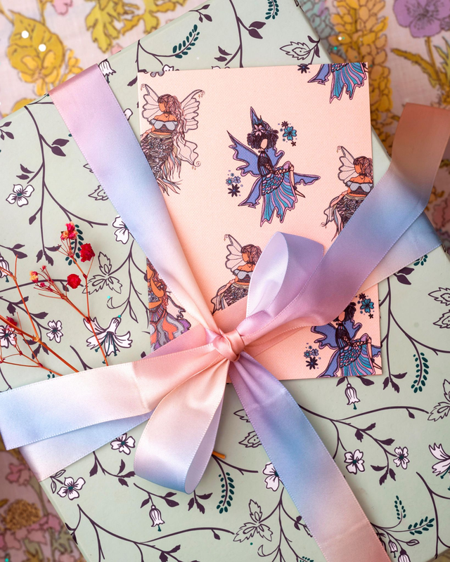 Cartes de voeux "Fairy Magic" (avec enveloppe comprise)