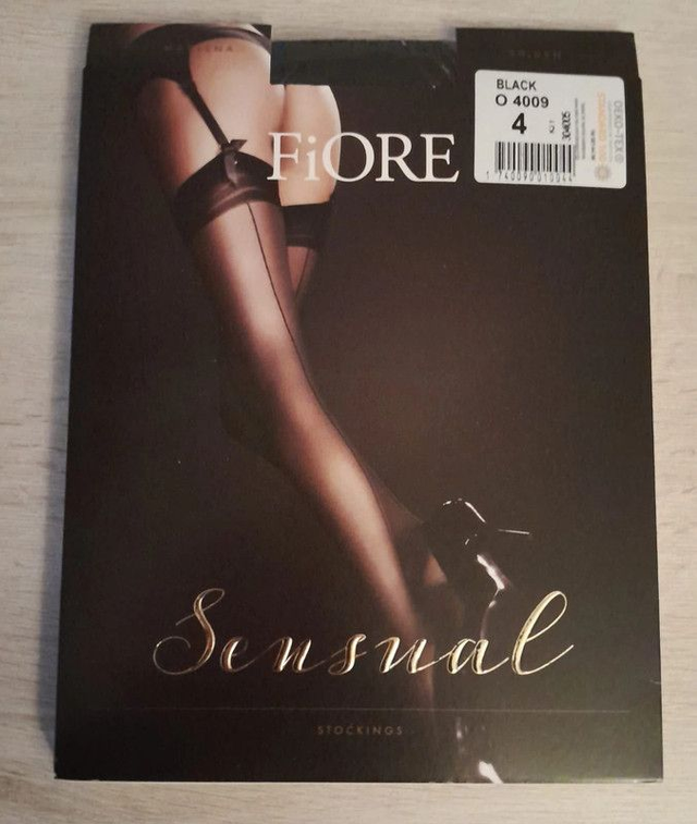 Bas noir couture "Marlena"