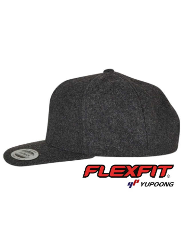 🧢 CASQUETTE FLEXFIT SNAPBACK MELTON WOOL CUSTOM 3D COMPRIS*