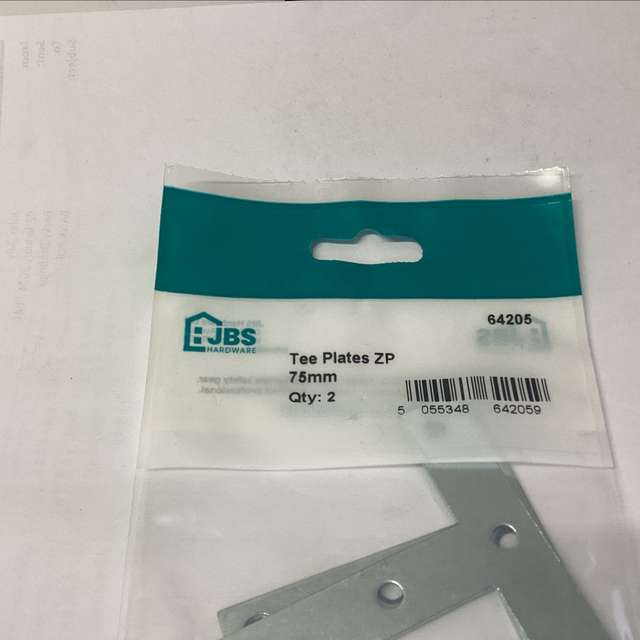 T plate 75mm 64205