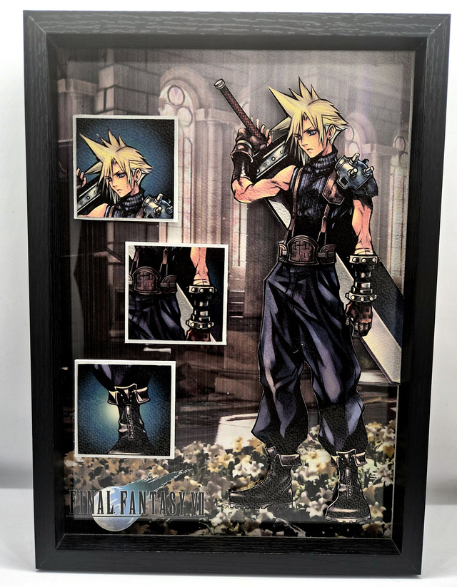 Cadre 3D - Final Fantasy - Cloud Strife