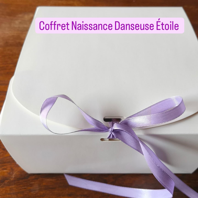 Coffret Naissance (Danseuse) parme 
