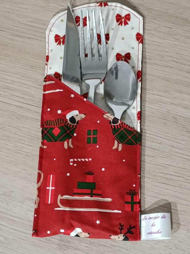 POCHETTE A COUVERTS PAR 4