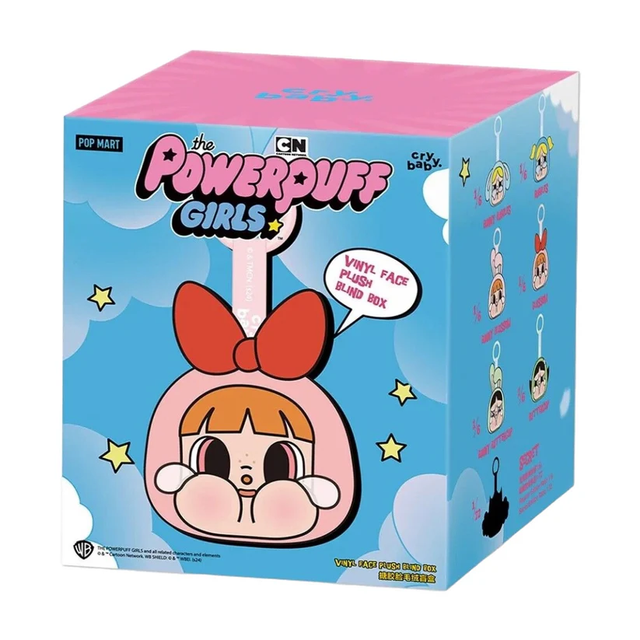 POP MART CryBaby POWERPUFF GIRL Vinyl Face Plush (Blind Box)