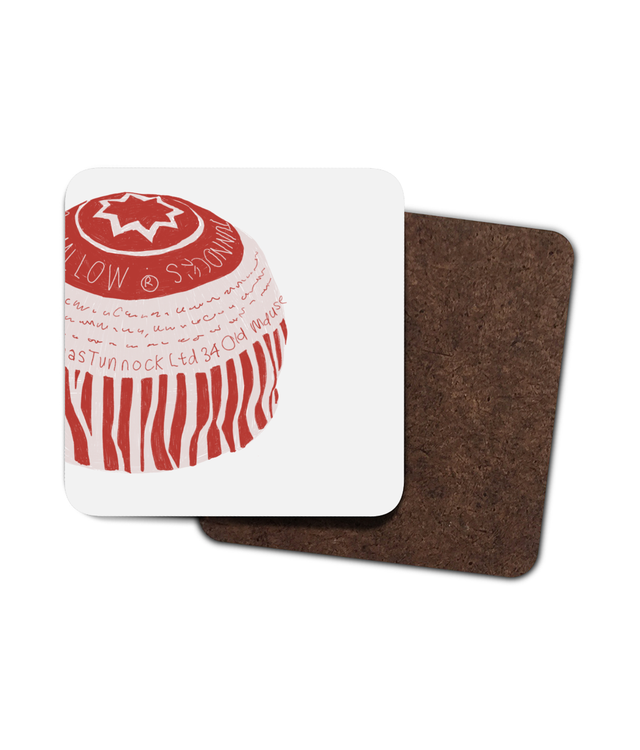 Teacake - Illustrated Hardback Coaster 7x7cm  