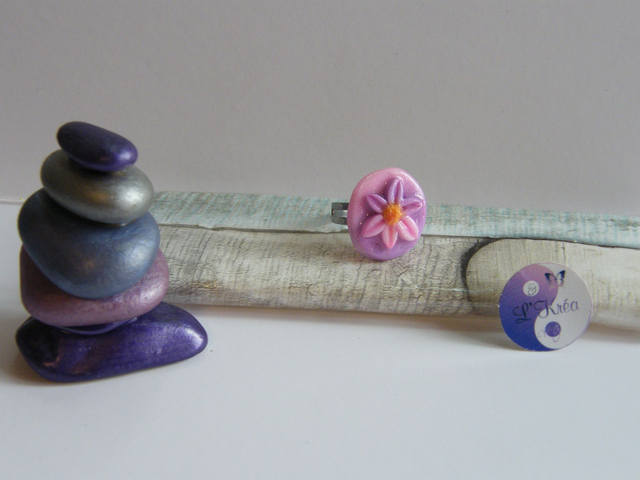 Fleur dégradé Rose/Violet