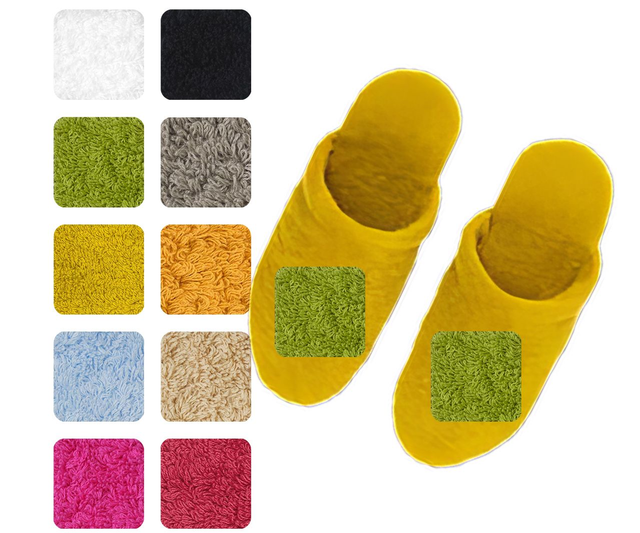 Abyss Habidecor Alex slipper color 165 ( apple green )