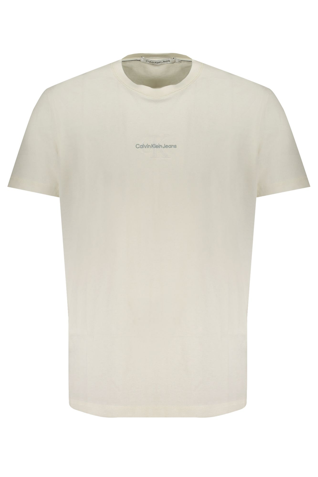 CALVIN KLEIN T-SHIRT MANICHE CORTE UOMO BIANCO