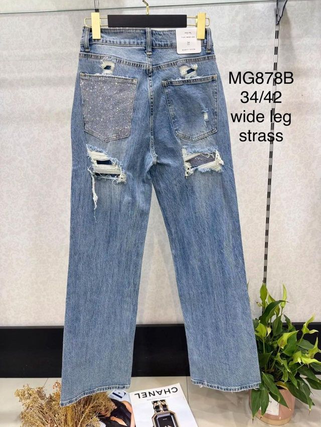 Wide leg jeans Liss - jeans blauw