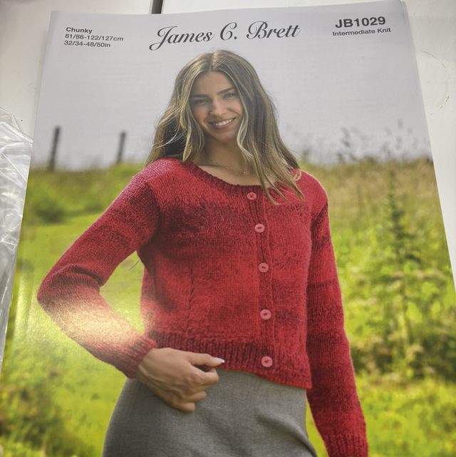 JB1029 Ladies Cardigan Pattern