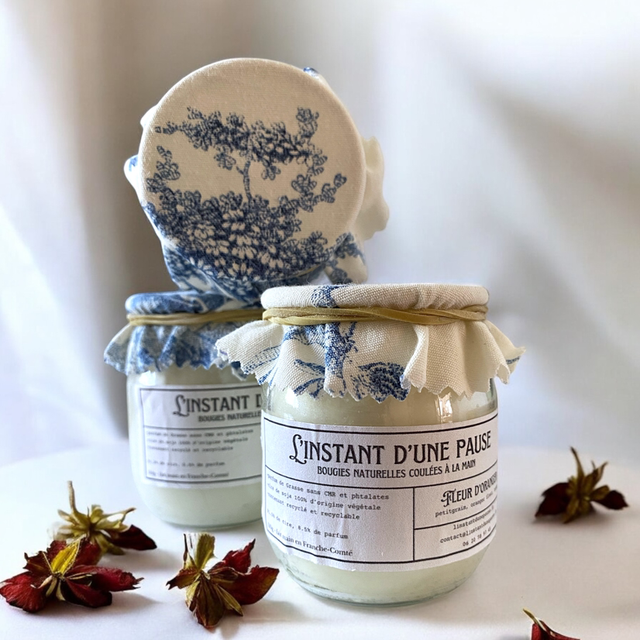 Bougie parfumée - Fleur d&#039;oranger