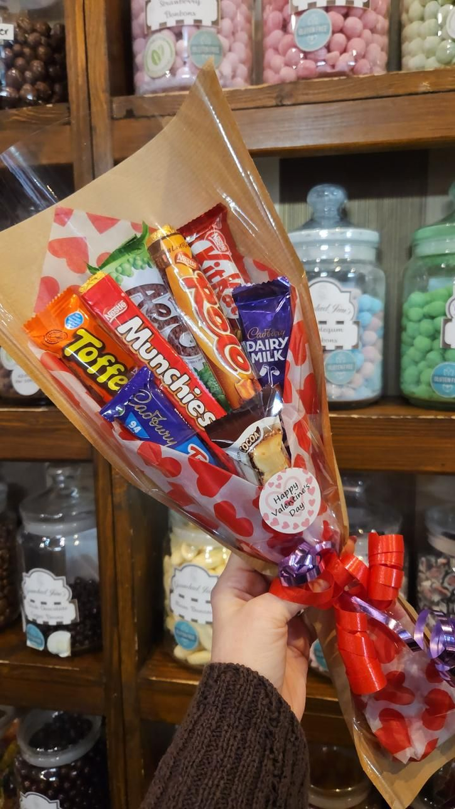Valentines chocolate bouquet 
