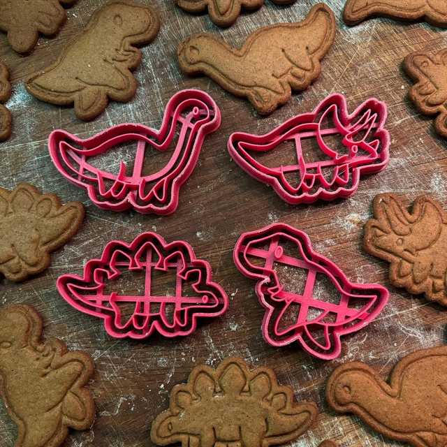 Dinozaurowe foremki do ciastek