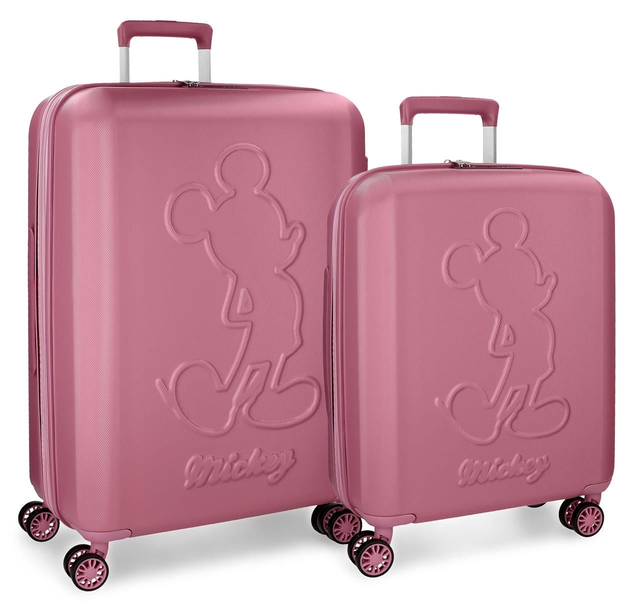 TROLLEY  MICKEY MOUSE LUSSO  SET2 PZ CM 55X40X20 + 68X50X27