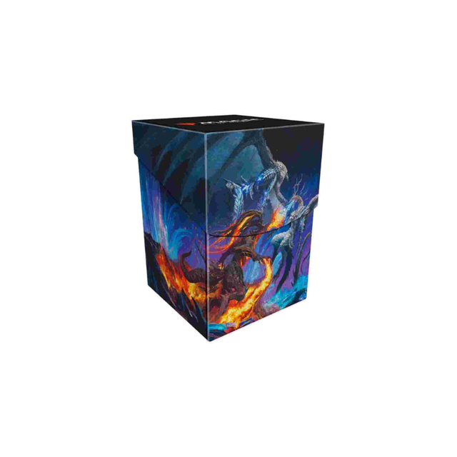 Final Fantasy Ultra Pro Deck Box 100+ &quot;Ifrit e Bahamut&quot; - MTG