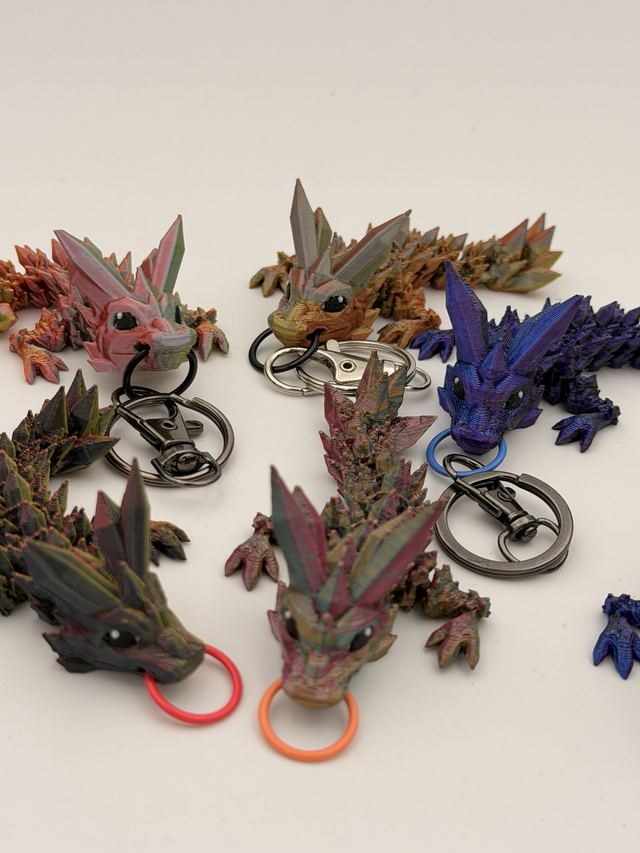 Draak Crystal Sleutelhanger