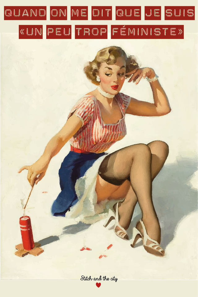 Carte Quand on me dit que je ne suis pas assez féministe