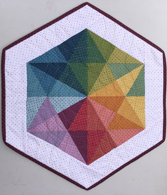 Rainbow Hexagon Poppy Seeds (by Edyta Sitar)