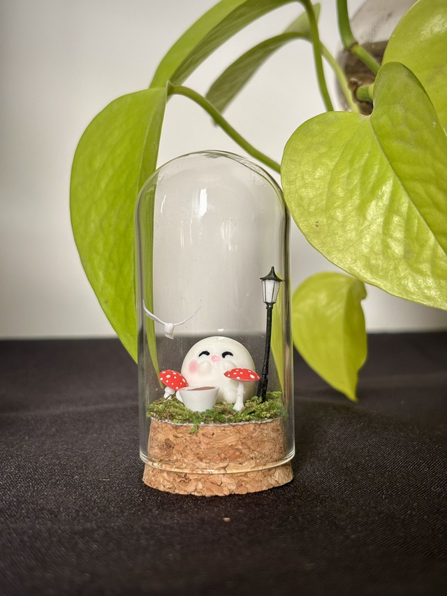 🍃 Mini terrarium verre - Édition automne - Booly