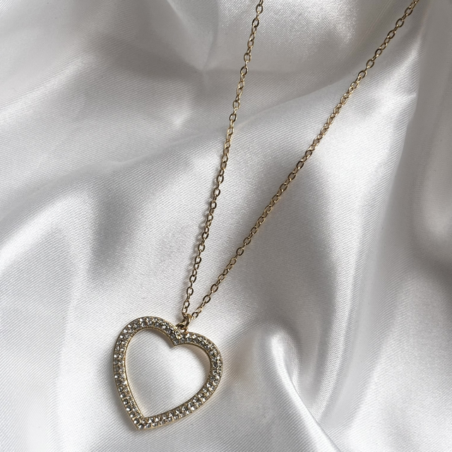 Collier gold heart 