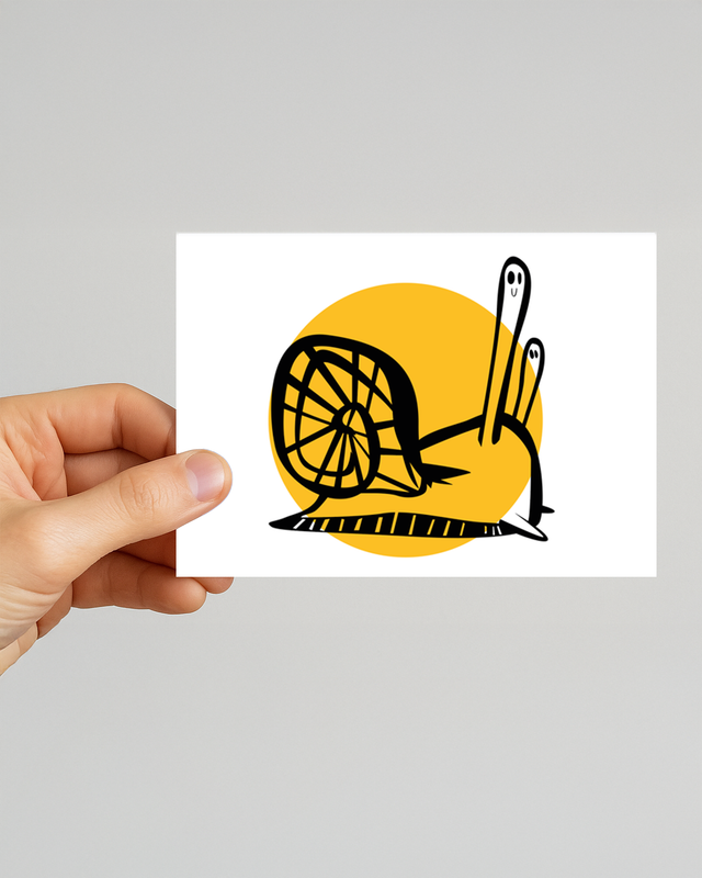 Slak | DIEREN collectie | A6 Kaart