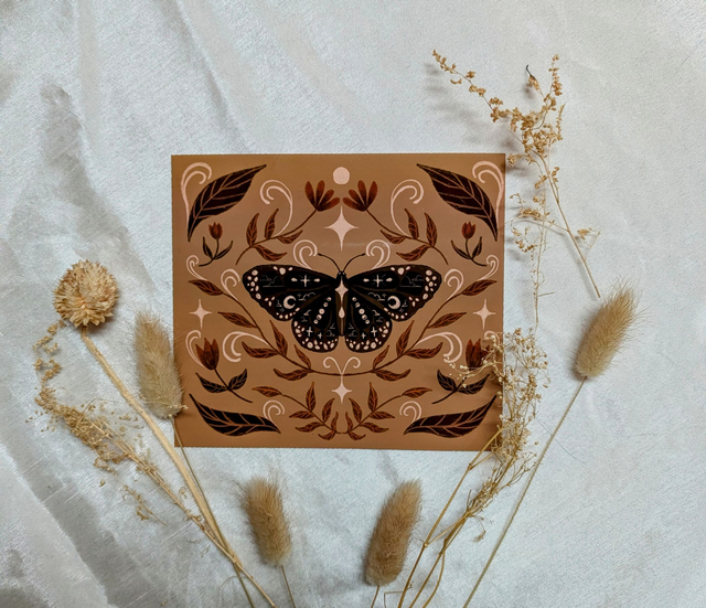 Print Floraison Nocturne