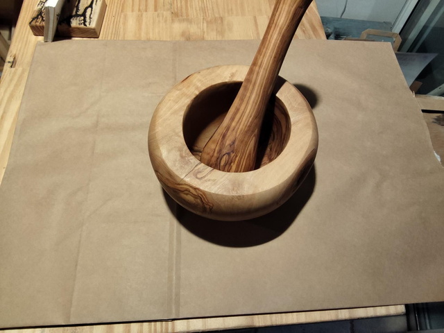 Mortier pilon olivier 