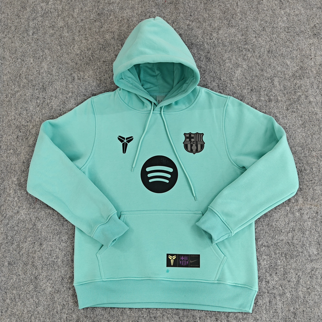 Sudadera con capucha F.C Barcelona Kobe Bryant (Verde Celeste) 25-26