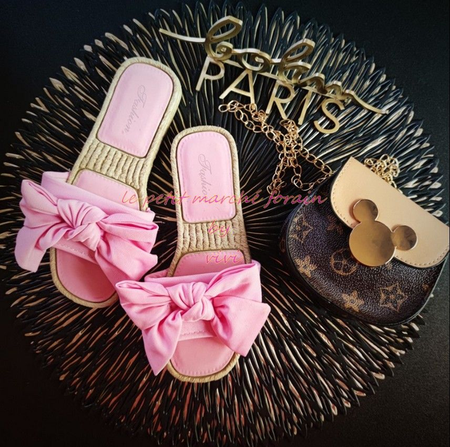 Claquettes St Tropez Roses 30-35