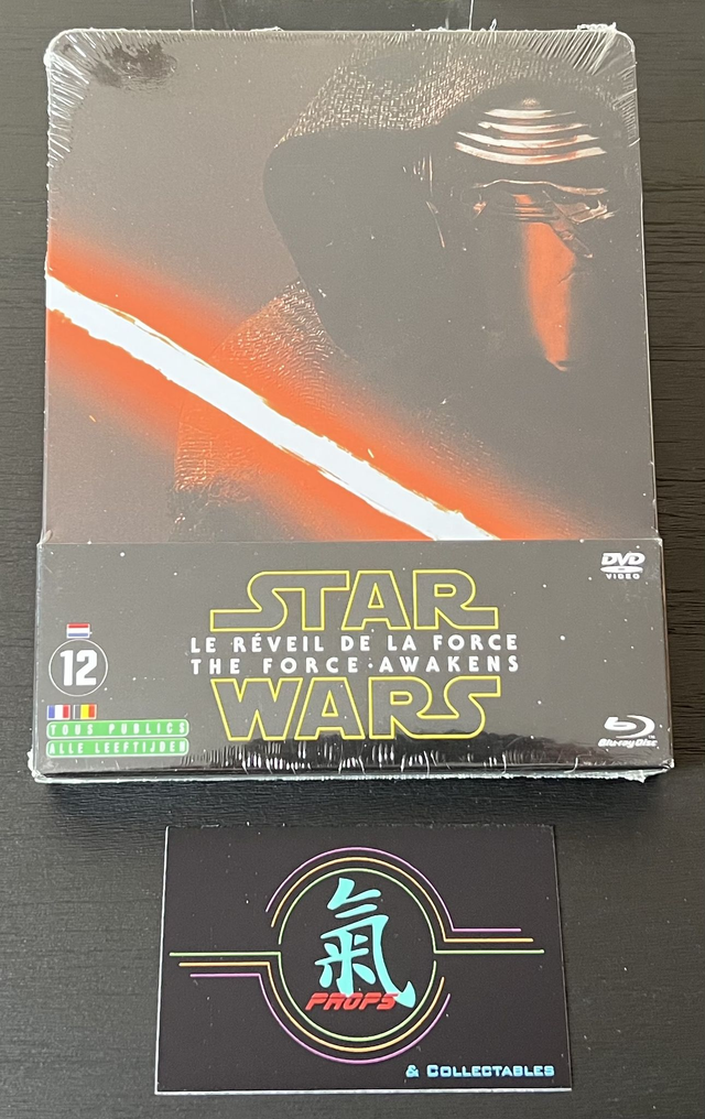 Blu-Ray : Star Wars The Force Awakens * Steelbook * New *