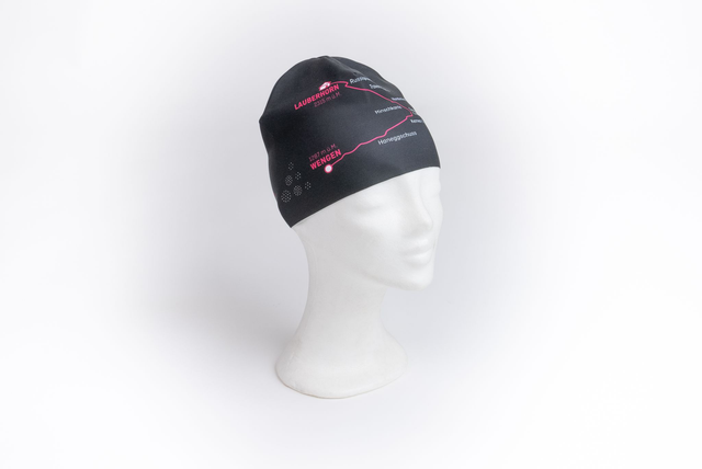 Laufkappe Lauberhorn Run schwarz
