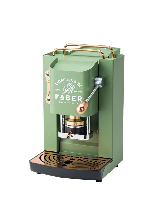 Faber Deluxe Acid Green con inserti in ottone