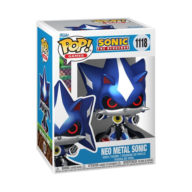 Funko - Sonic the Hedgehog- Neo Metal Sonic (MT) 9 cm POP!