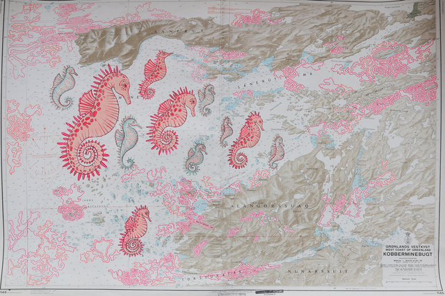 Contre courant / Collection Minä &amp; Meri / A5, A4, A3, A2 print