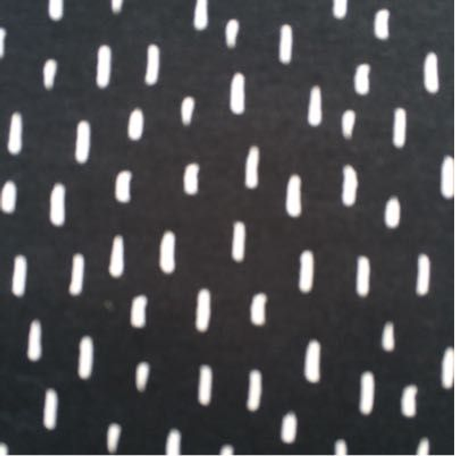 Jersey  - White Droplets On Black 