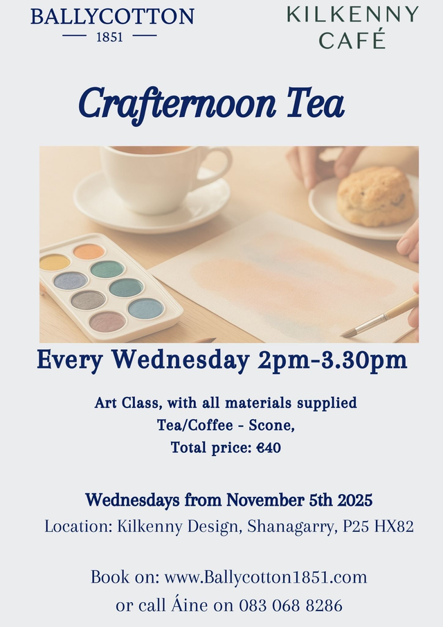 Crafternoon Tea November 26th